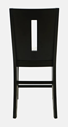 Urban Icon Black Slotback Stool (Set of 2) - Ornate Home