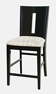 Urban Icon Black Slotback Stool (Set of 2) - Ornate Home