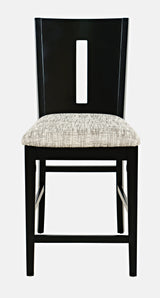 Urban Icon Black Slotback Stool (Set of 2) - Ornate Home