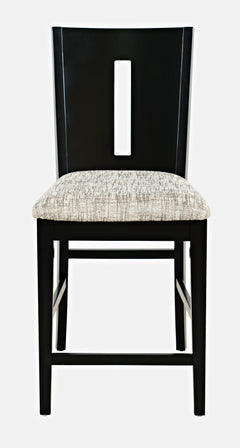 Urban Icon Black Slotback Stool (Set of 2) - Ornate Home