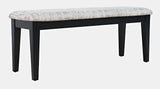 Urban Icon Black Uph Bench - Ornate Home