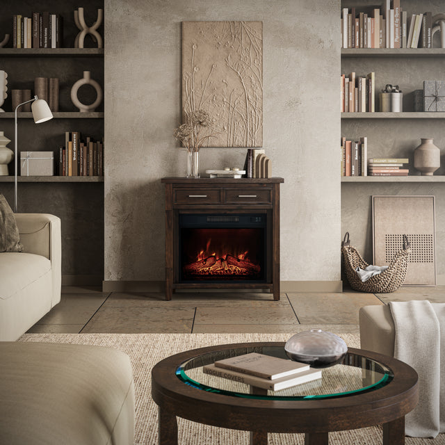 Urban Icon Merlot 32 Fireplace - Ornate Home