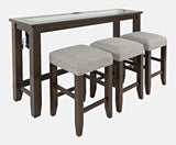 Urban Icon Merlot 4pc Sofa Console - Ornate Home