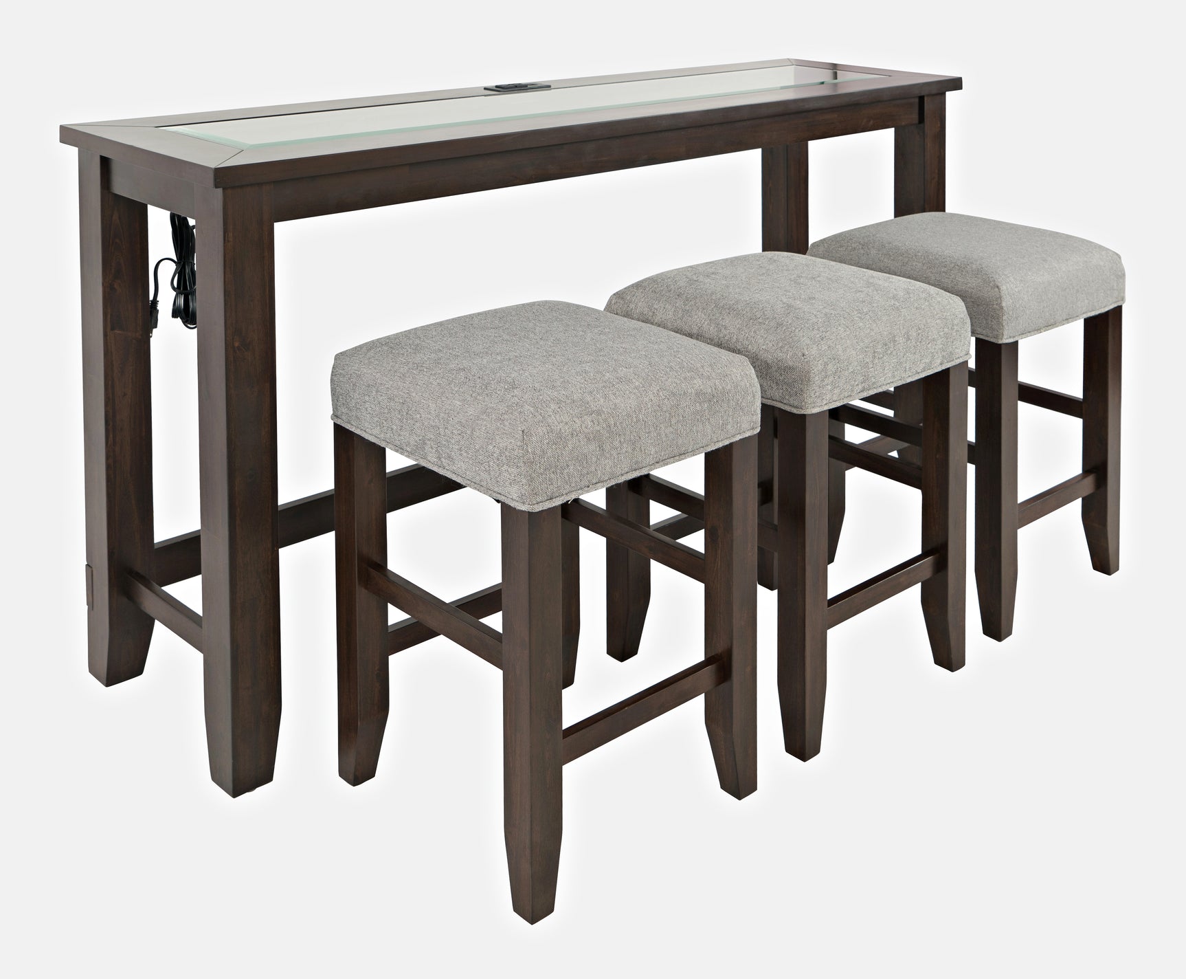 Urban Icon Merlot 4pc Sofa Console - Ornate Home