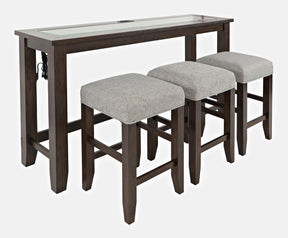 Urban Icon Merlot 4pc Sofa Console - Ornate Home