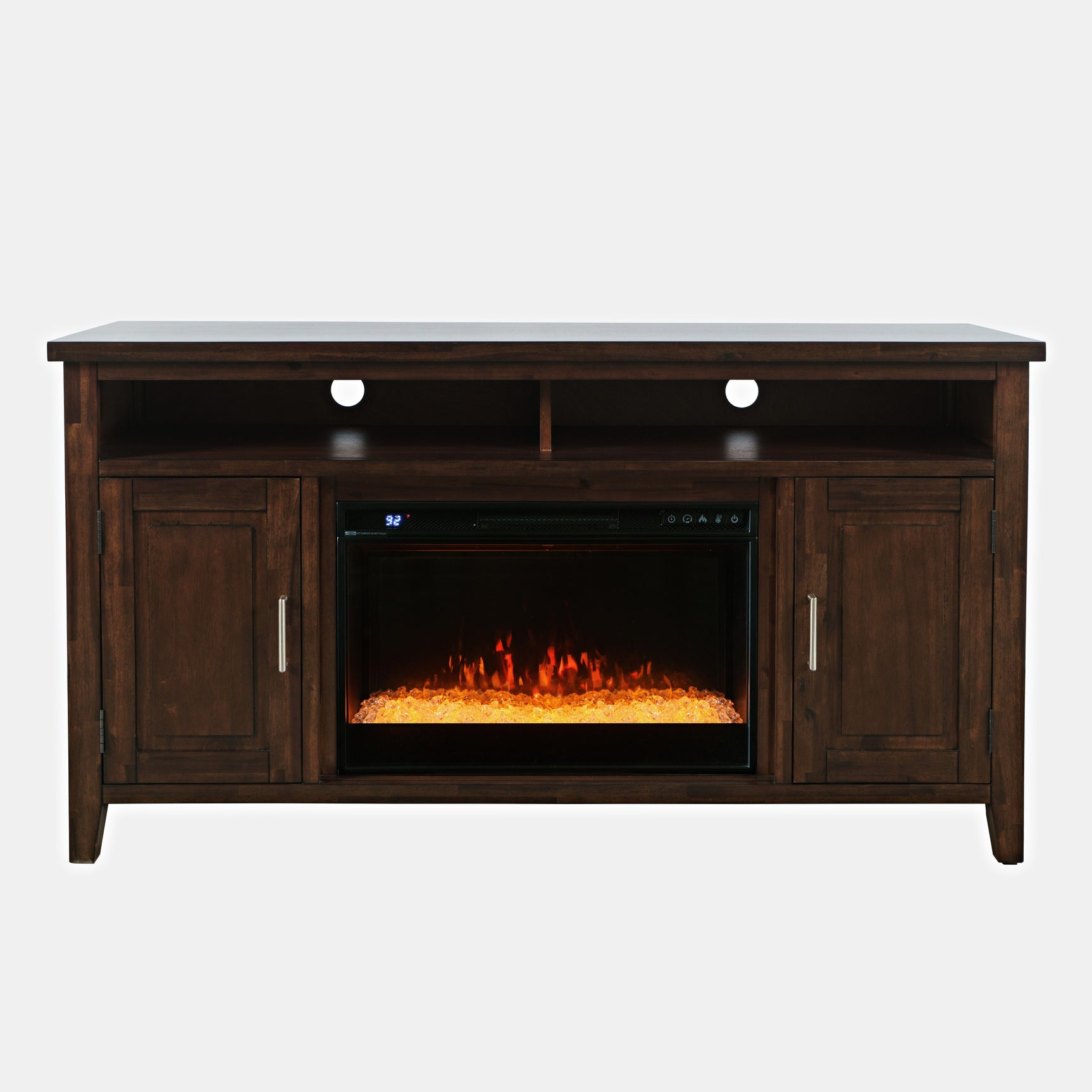 Urban Icon Merlot 60 Fireplace w/ Crystal Display - Ornate Home