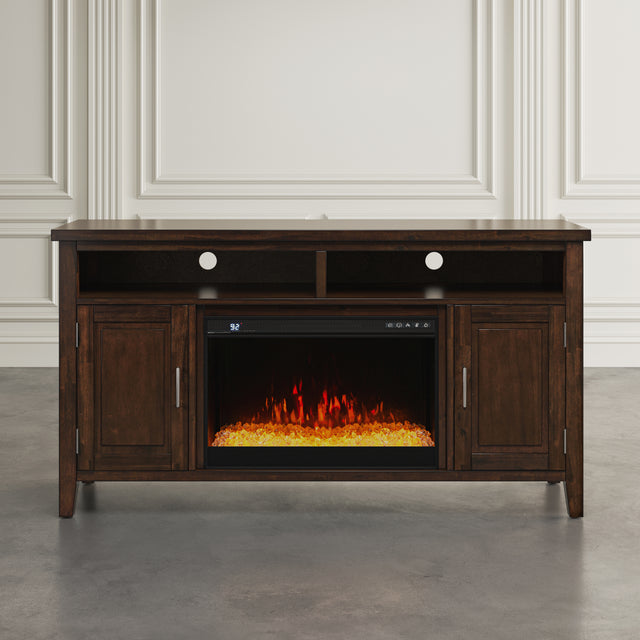 Urban Icon Merlot 60 Fireplace w/ Crystal Display - Ornate Home