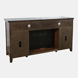 Urban Icon Merlot 60 Fireplace w/ Crystal Display - Ornate Home