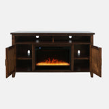 Urban Icon Merlot 60 Fireplace w/ Crystal Display - Ornate Home