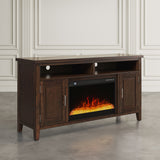 Urban Icon Merlot 60 Fireplace with Crystal Display - Ornate Home