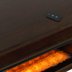 Urban Icon Merlot 60 Fireplace with Crystal Display - Ornate Home