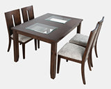 Urban Icon Merlot Ext Dining Table w/ 4 Chairs - Ornate Home