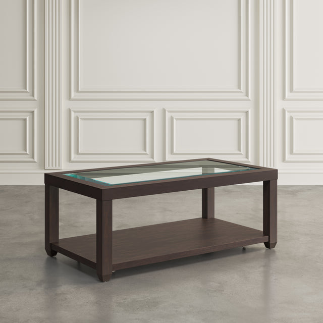 Urban Icon Merlot Rectangle Cocktail Table - Ornate Home