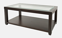 Urban Icon Merlot Rectangle Cocktail Table - Ornate Home