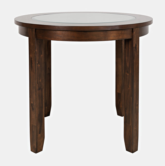 Urban Icon Merlot Round Counter Table - Ornate Home