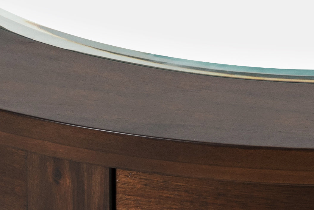 Urban Icon Merlot Round Counter Table - Ornate Home