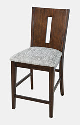 Urban Icon Merlot Slotback Stool (Set of 2) - Ornate Home