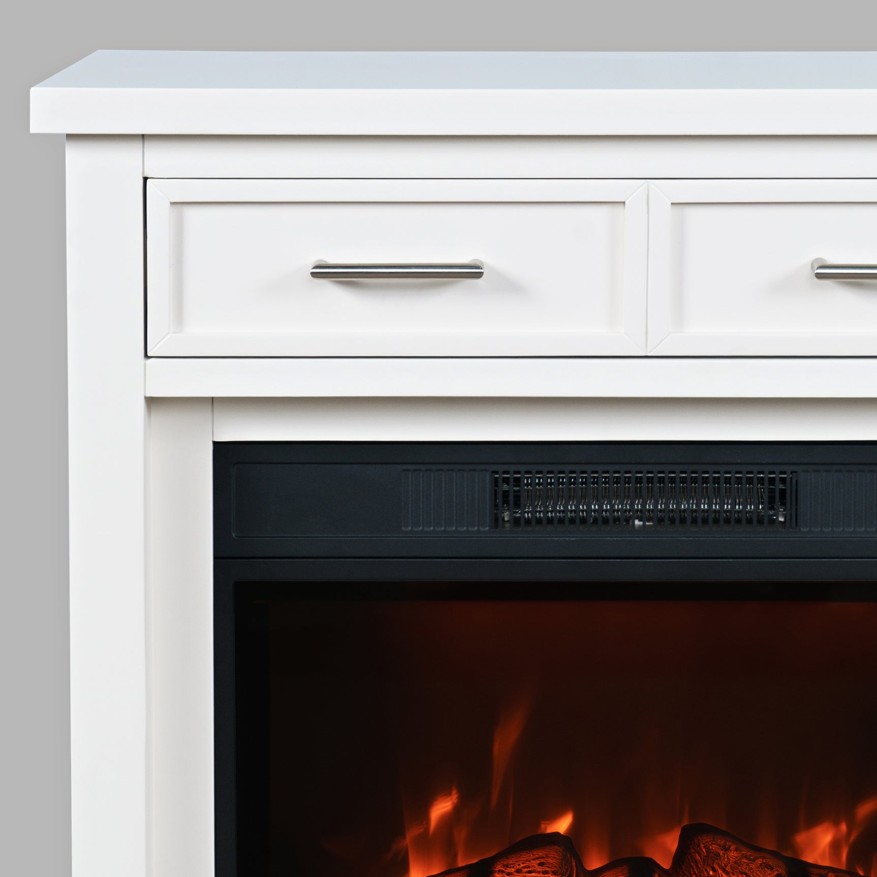 Urban Icon White 32 Fireplace - Ornate Home