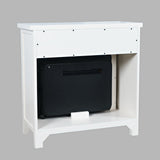 Urban Icon White 32 Fireplace - Ornate Home