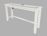 Urban Icon White 4pc Sofa Console - Ornate Home