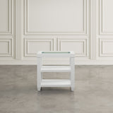 Urban Icon White Chairside Table - Ornate Home
