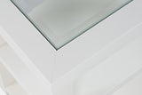 Urban Icon White Chairside Table - Ornate Home