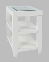Urban Icon White Chairside Table - Ornate Home