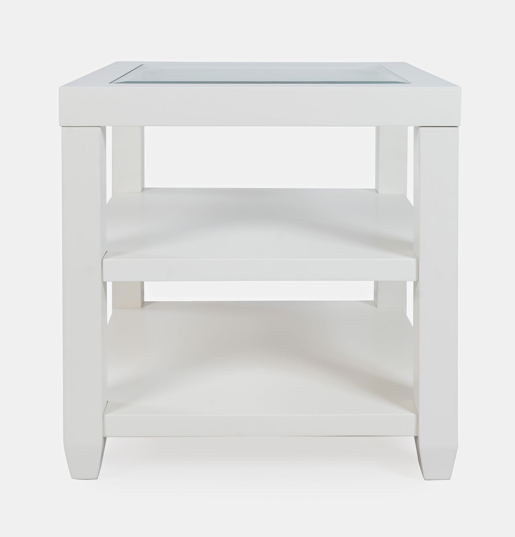 Urban Icon White End Table - Ornate Home