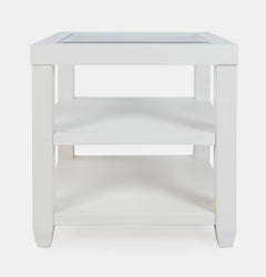 Urban Icon White End Table - Ornate Home