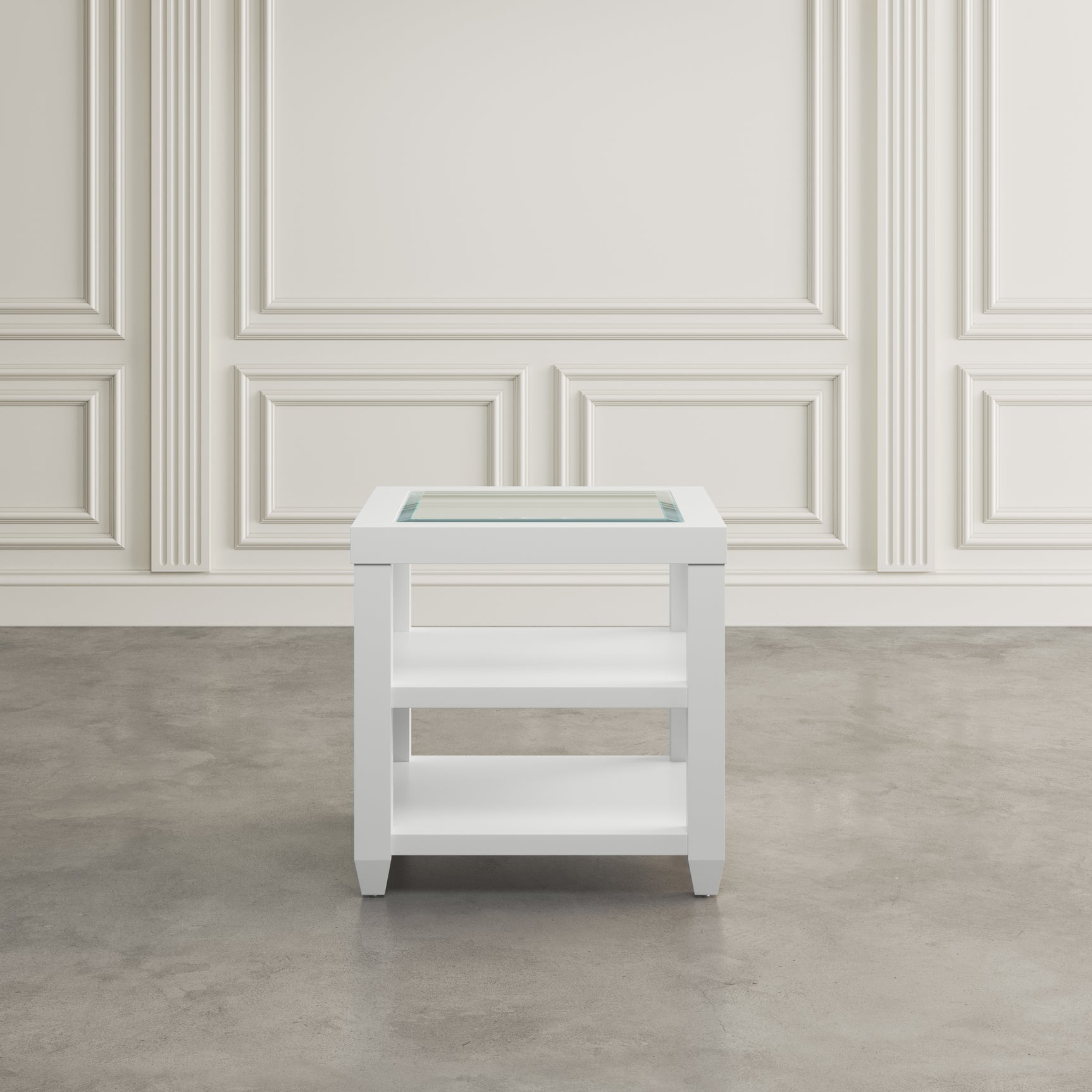 Urban Icon White End Table - Ornate Home