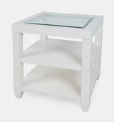 Urban Icon White End Table - Ornate Home