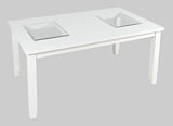 Urban Icon White Ext Dining Table - Ornate Home