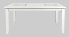 Urban Icon White Ext Dining Table w/ 4 Chairs - Ornate Home