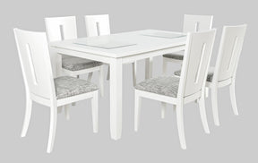Urban Icon White Ext Dining Table w/ 4 Chairs - Ornate Home