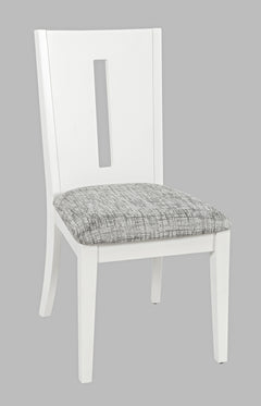 Urban Icon White Rect. Ext Dining Table w/ 6 Chairs - Ornate Home