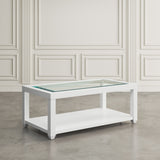 Urban Icon White Rectangle Cocktail Table - Ornate Home