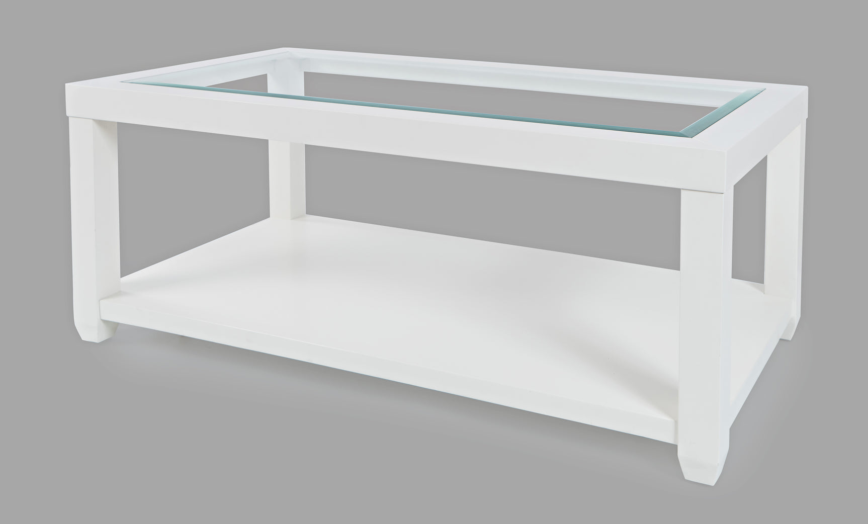 Urban Icon White Rectangle Cocktail Table - Ornate Home
