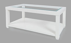 Urban Icon White Rectangle Cocktail Table - Ornate Home