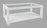 Urban Icon White Rectangle Cocktail Table - Ornate Home
