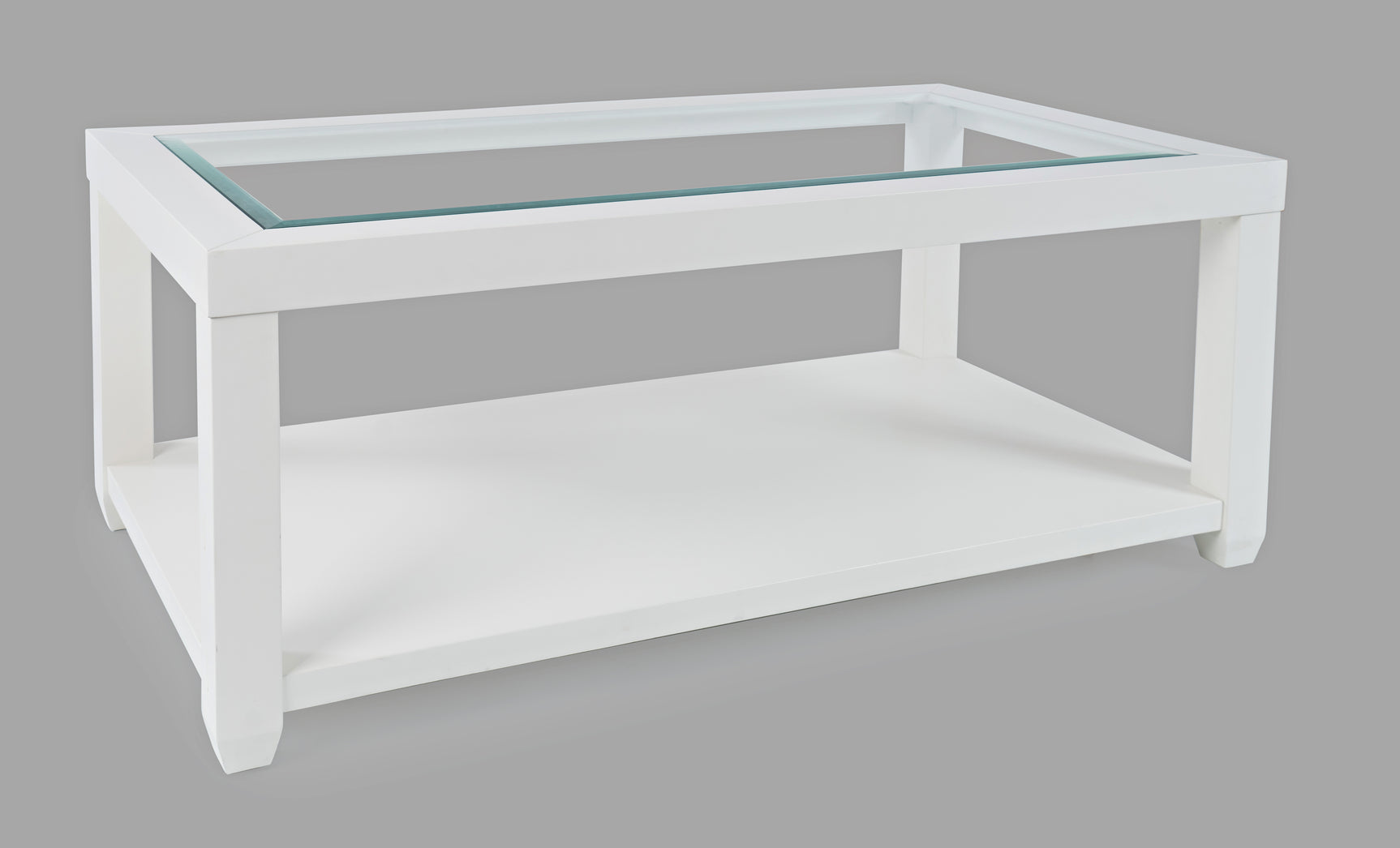 Urban Icon White Rectangle Cocktail Table - Ornate Home