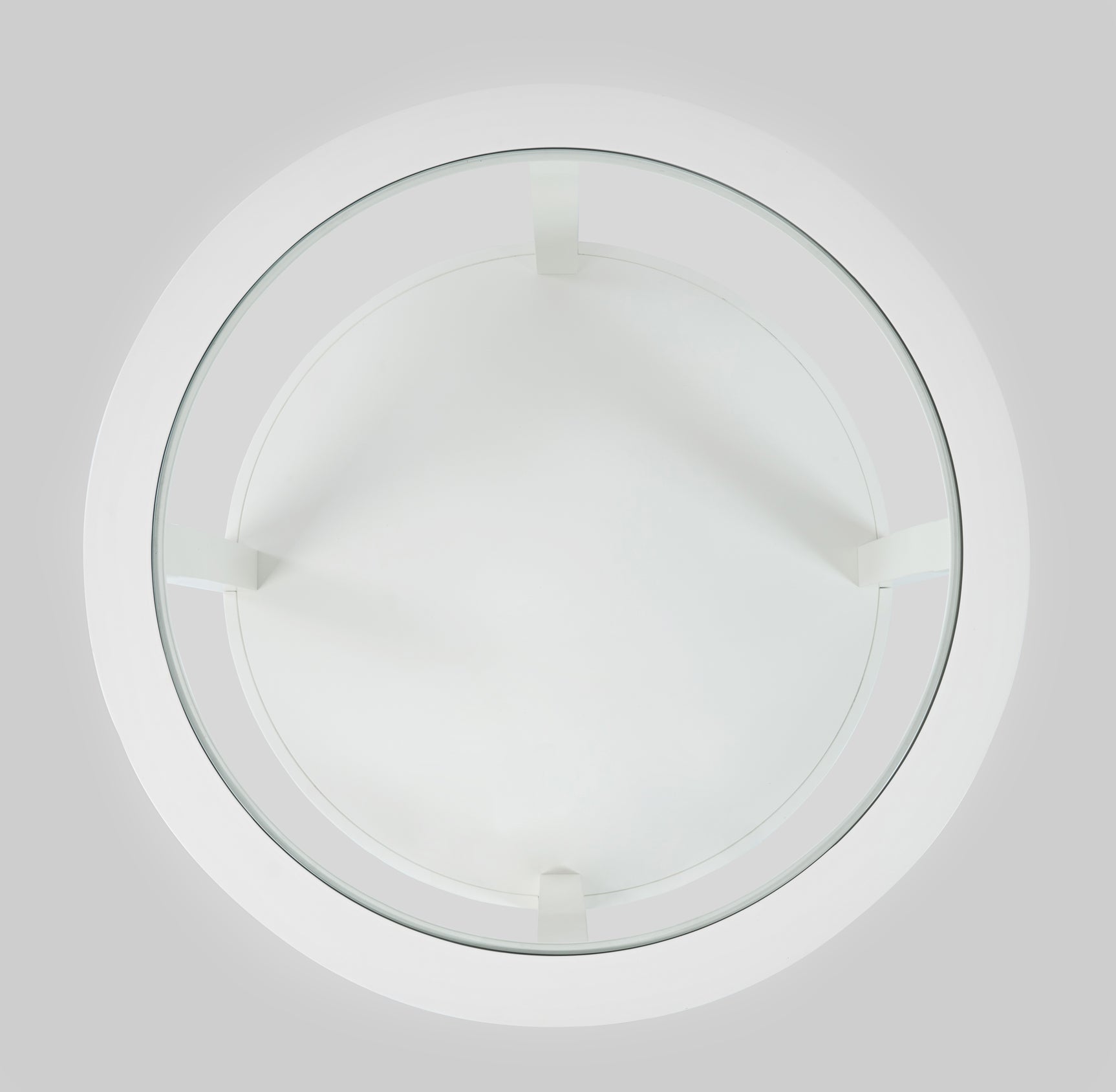 Urban Icon White Round Cocktail Table - Ornate Home