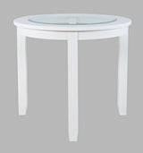 Urban Icon White Round Counter Table - Ornate Home