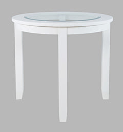 Urban Icon White Round Counter Table - Ornate Home