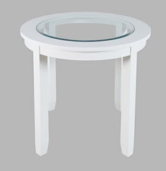 Urban Icon White Round Counter Table w/ 4 Stools - Ornate Home