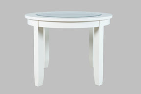 Urban Icon White Round Dining Table - Ornate Home