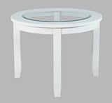 Urban Icon White Round Dining Table - Ornate Home