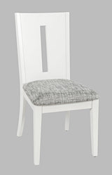 Urban Icon White Slotback Chair (Set of 2) - Ornate Home