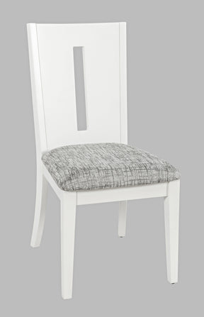 Urban Icon White Slotback Chair (Set of 2) - Ornate Home