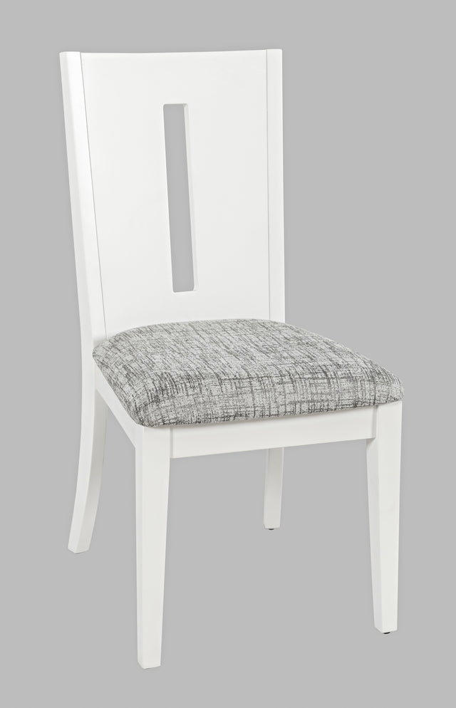 Urban Icon White Slotback Chair (Set of 2) - Ornate Home