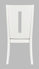 Urban Icon White Slotback Chair (Set of 2) - Ornate Home